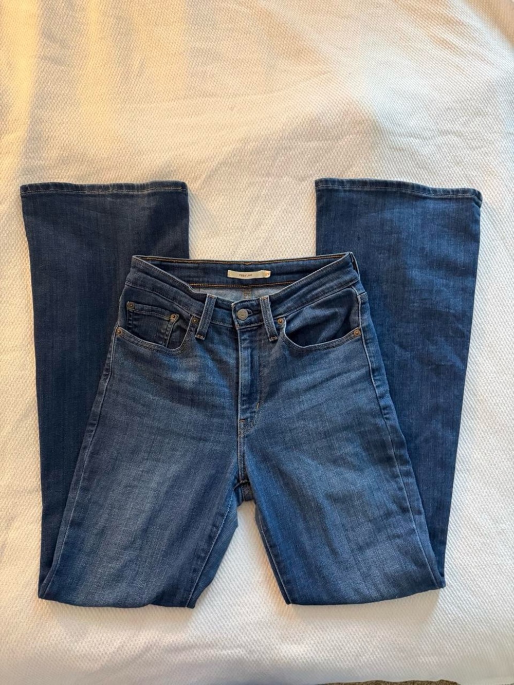 Levi's Women's Dark Blue Flare Jeans